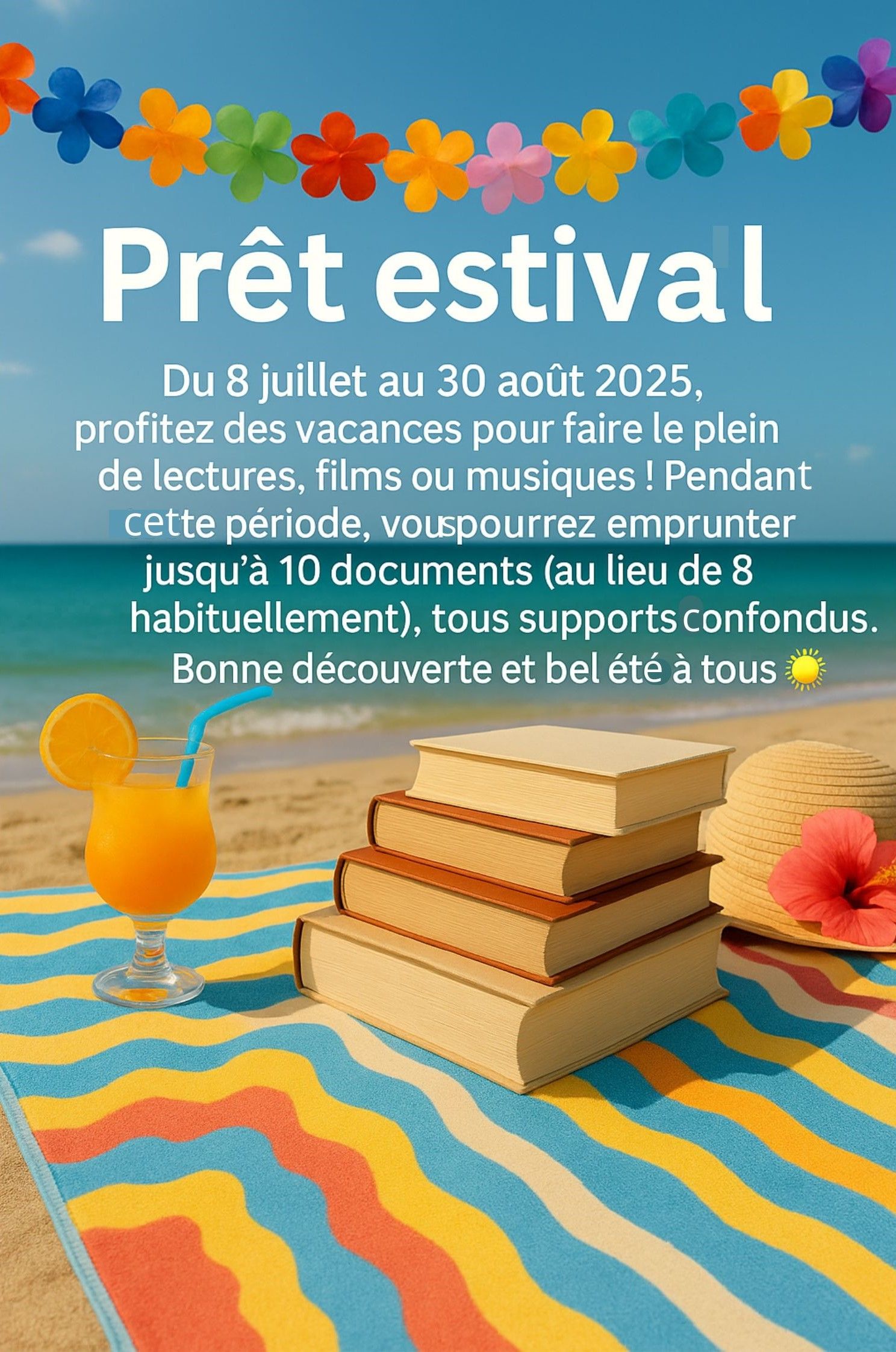 Affiche prêt estival